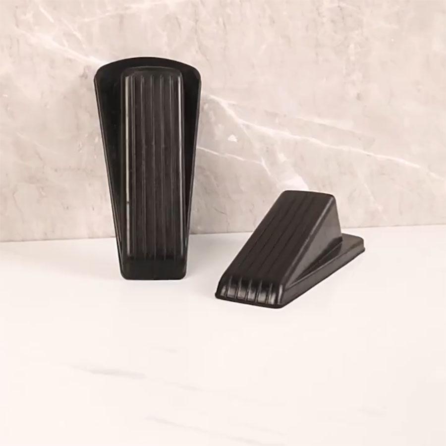Silicone Door Stop Wedge Safety Stoppers Reusable Shock Absorbent Home Office Anti-Folder Hand Door Stopper Anti-collision Stop