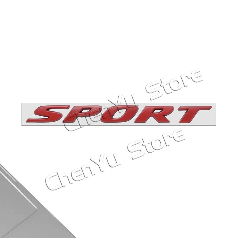 For Honda Sport Metal Emblem Civic Typer Accord CRV Vezel HRV Stepwgn Odyssey Jazz Fit 3D Decals Sticker Rear Trunk Badge Logo