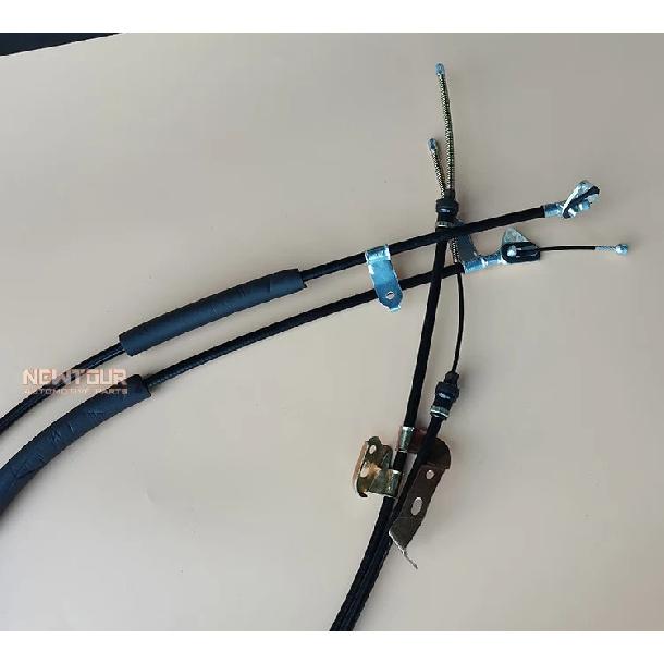 Auto Parts Spare Parts Left/right Rear Car Parking Brake Cable With Bracket For Geely Panda/LC Cross/GX2/GC3 1.3 STD