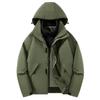 Große Größe Drei In Eins Submachine Jacke, herren Mantel, Winddichte Jacke, Jacke, Große Größe Abnehmbare