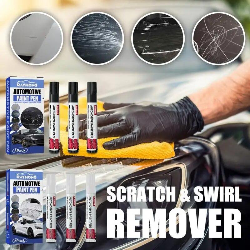 

3 Pcs Paint Pen Waterproof Auto Scratch Repair Pen Water-Resistant Car Paint Scratch Repair Pen Kit