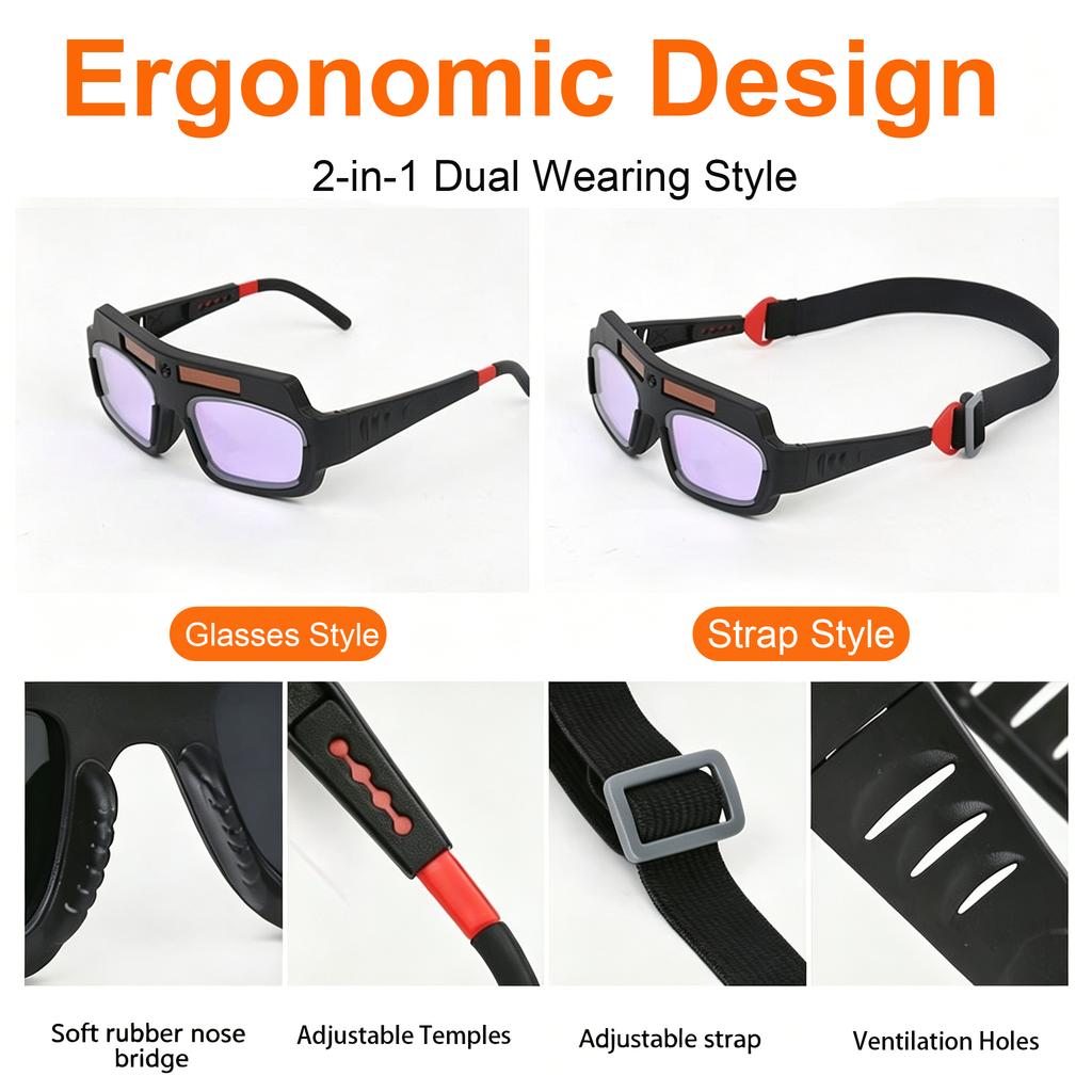 Welding Goggles Auto Darkening Glasses Special Welding Goggle For Welder Professional Glasses Eyes Protecting Tool
