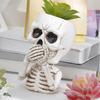 Halloween Lebka květináč Květináč Pryskyřice Skelet Figurka Květináč Vnitřní Venkovní Sukulenty Rostliny Nádoba Domov Balkon Zahradní dekorace