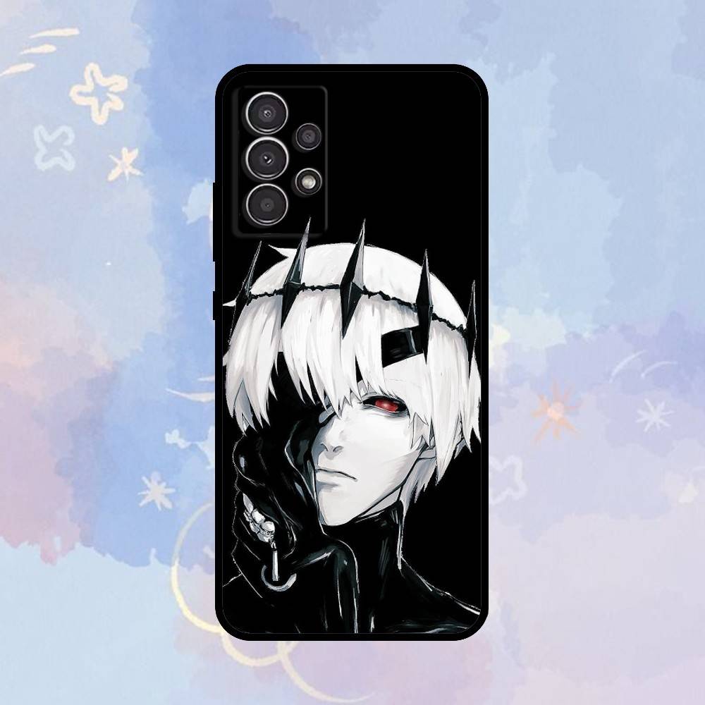 

Чехол для телефона AAA Tokyo Ghoul Kaneki Ken для Samsung Galaxy A73, A72, A71, A70, A53, A52, A51, Других Мягкий Черный Чехол Samsung a50 30s 50s