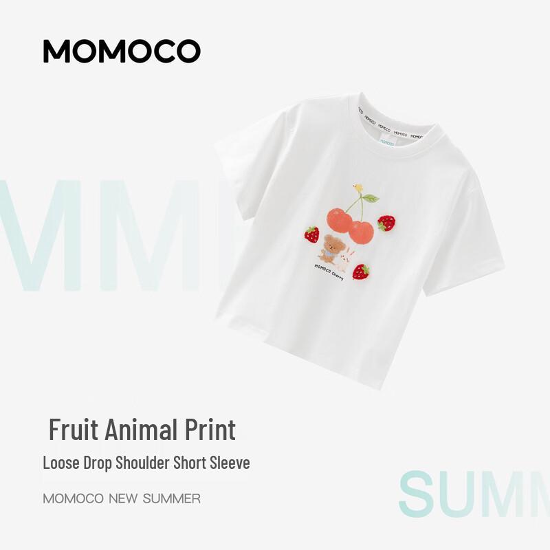 MOMOCO Girls' Summer Fruit Graphic T-Shirt