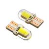 10Pcs Silicone Bright License Lamp Bulbs T10 LED Light Bulb LED Parking Bulb Auto Wedge Clearance Lamp Easy to Use