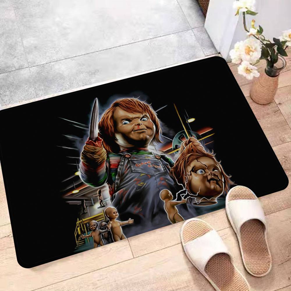 Horror C-Childs Play Kitchen Mat Nordic Style Bedroom Living Room Doormat Home Balcony Anti-Slip Welcome Rug