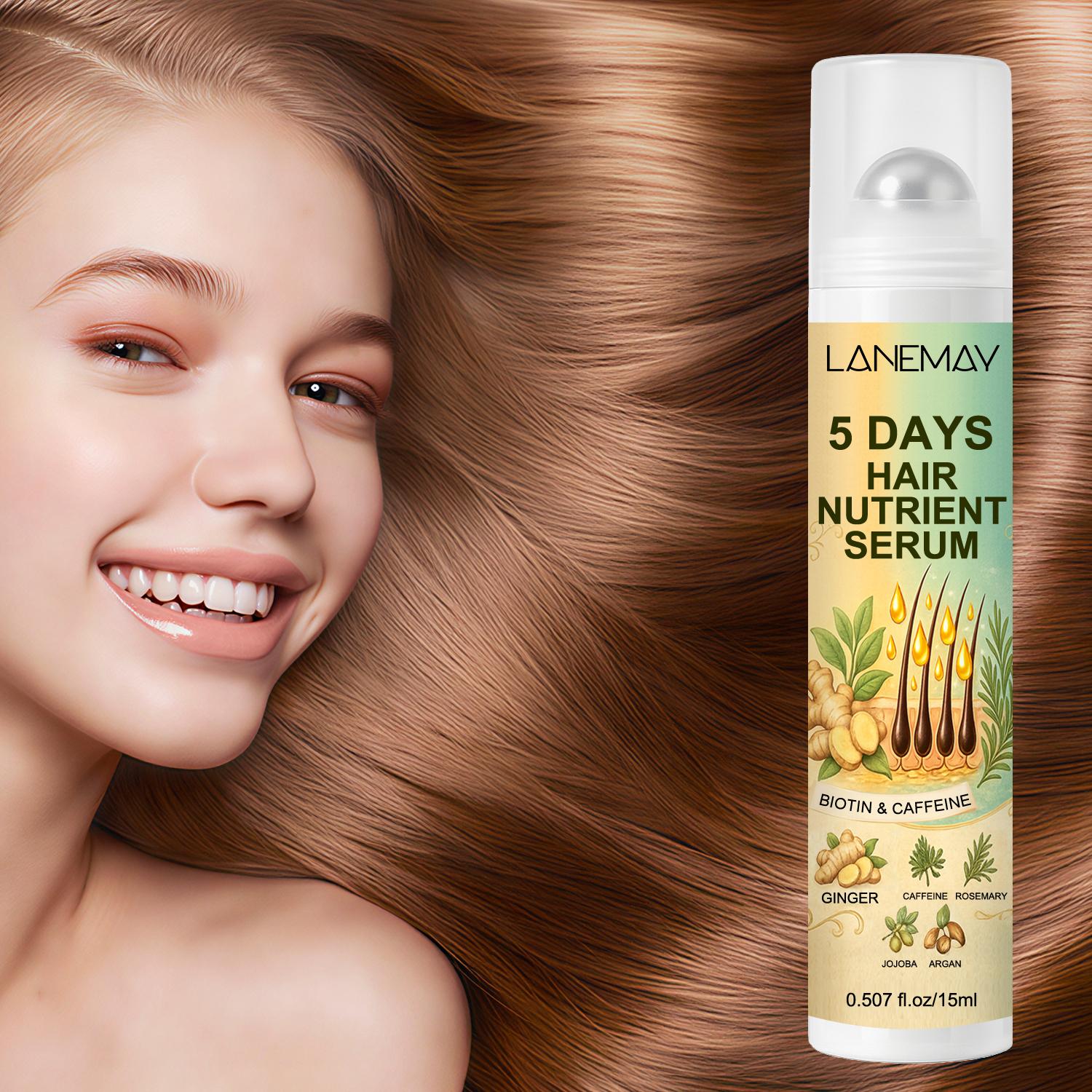 

Hair Nutrient Serum-Soothe Dry Scalp-Deep Nourishing Hair-Reduce Dryness-Refreshing Hair-Suitable For All Hair Types, 15ml