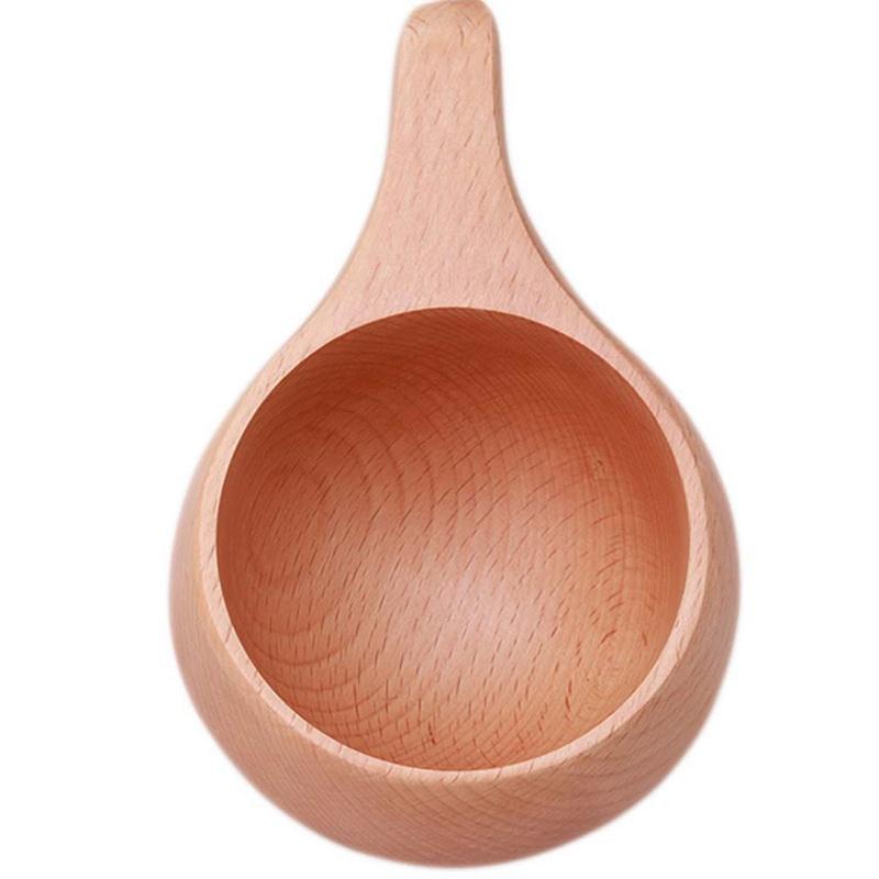 Beech Single Hole Double Hole Elephant Nose Shape Wooden Coffee Cup Home Decoration