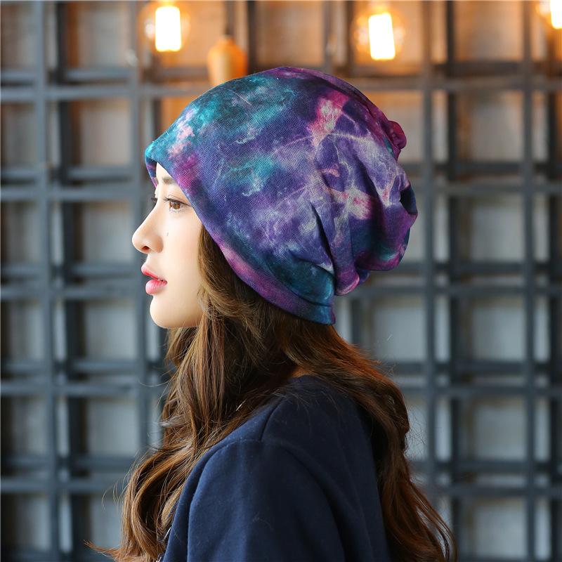 Sombreros de Mujer Primavera y Verano Sección Delgada Gorro Cubrecabeza Transpirable Calvicie Quimioterapia Gorro de Luna Turbante Sombrero para Exterior