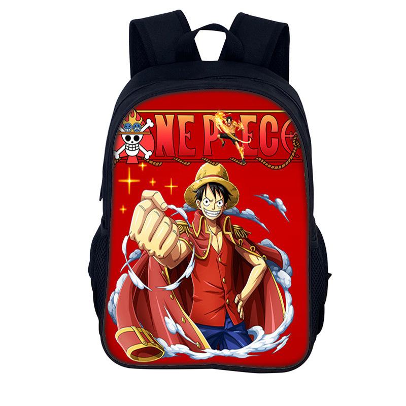 One Piece Monkey D. Luffy School Backpack for Child Light Weight Child Knapsack Fashion Rucksack Best Gift