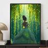Pittura Diamante Fai da Te 5D Principessa e Rana Illustrazione Cartone Animato Mosaico Completo di Diamanti Arte Decorazione Murale Set
