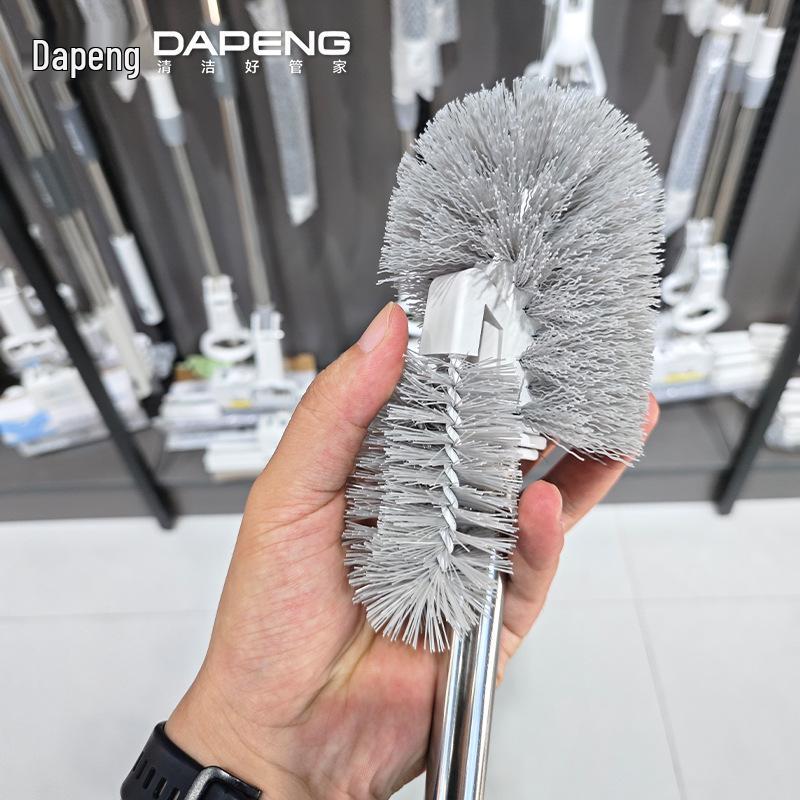 Long Handle Soft Bristle Toilet Cleaning Brush Set - No Dead Corners