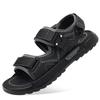 Fashion New Summer Breathable Cool Outdoors Non-slip Men Leather Shoes Trend Design Trending Adult Soft Sole Shoes Comfort Beach Sandals