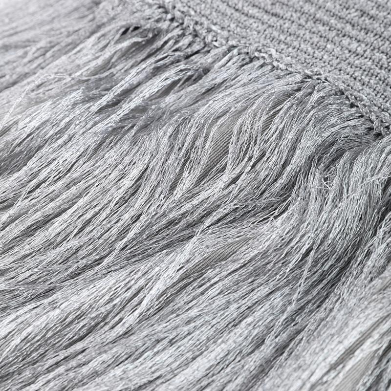 Summer Elegant Tassel Dress Women's Party Sleeveless Dress Two-piece Set Fashion Maxi Skirt Set