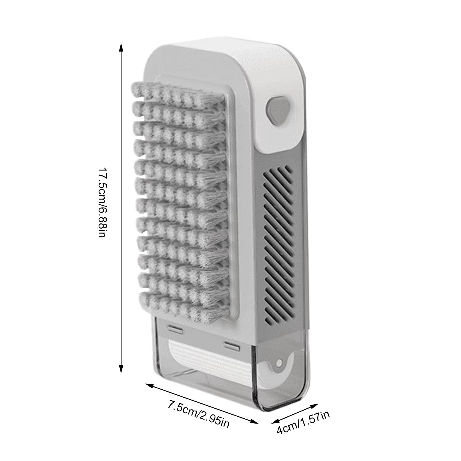 

Щетка для стирки с мыльницей Мыльница для стирального мыла с роликом Щетка для чистки одежды с контейнером для мыла для кемпинга, автодома, путешествий серый
