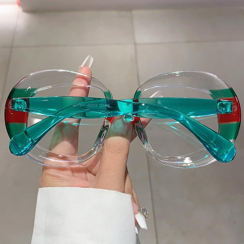 Anti Blue Light Oversized Glasses Women For Men Vintage Brand Designer Myopia Prescription Optical Colorful Eye Glasses Frame