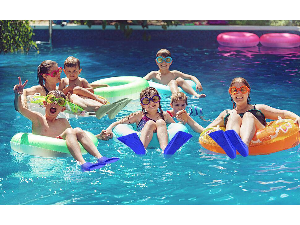 Pinne Corti Popolari in Silicone per Bambini per Nuoto e Immersioni