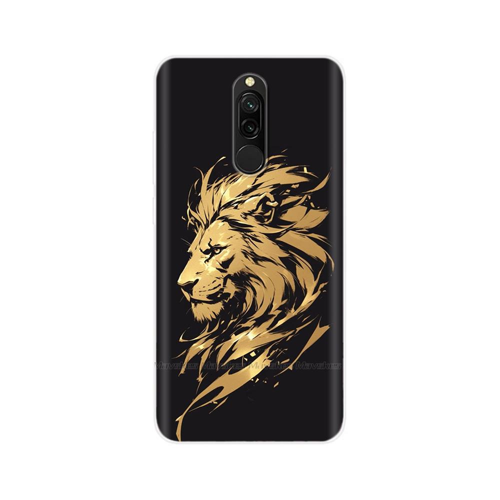 For Redmi 8 8A Pro Case TPU Silicone Shockproof Cat Phone Cover For Redmi 8 8A 7 7A redmi7 Transparent Funda Printing Soft Coque