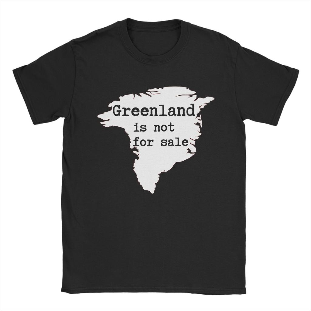 Make Greenland Great Again T Shirt Beach 100 Cotton TShirts For Unisex Harajuku Casual Tshirt ShortSleeve Streetwear Top Tees