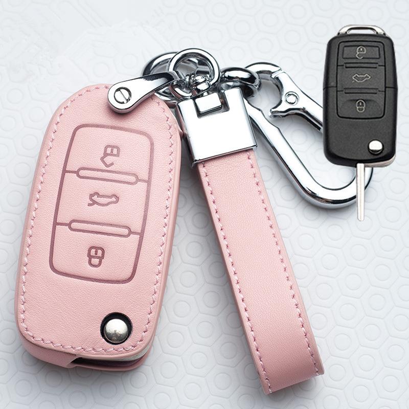 

Car Key Case Bag Cover For Volkswagen VW Polo Golf 7 MK7 Passat Tiguan MK2 Beetle Caddy T5 Up Eos Skoda Octavia Seat Leon Altea