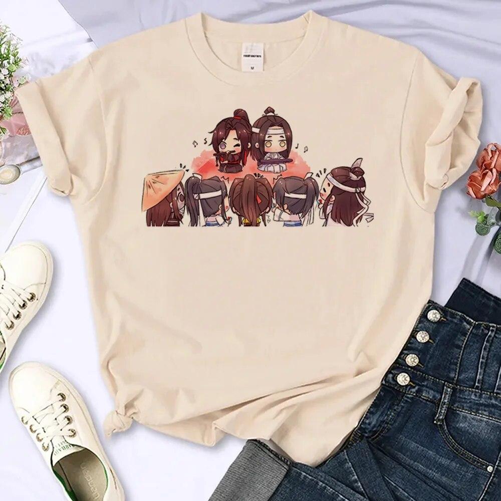 Mo Dao Zu Shi T Shirt Women Harajuku Comic Top Female Anime Designer Japanese Clothes