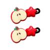 2 Pieces Fruit Star Duckbill Hair Clip for Kids and Fashionable Teens Baby Girls Cartoon Hairpin Cosplay Hairpieces
