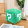 Mario Question Mark Box Plush Toy Cartoon Stuffed Doll Room Sofa Gift Decoration