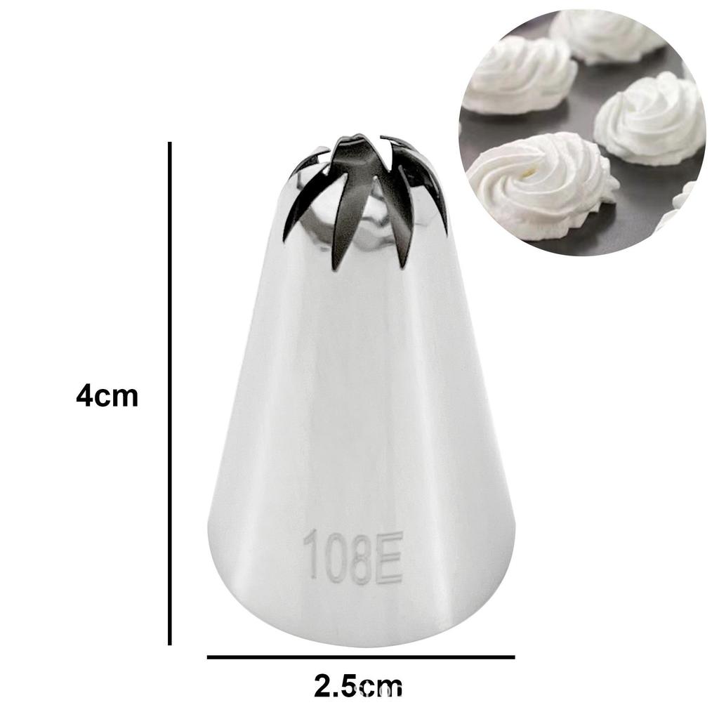 1M6 Stainless Steel Medium Cake & Cookie Decorating Tool
