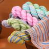 4balení bavlněné příze 200g (4x50g ) Prodyšná měkká tkaná příze na pletení háčkování smíšené barvy lehká na svetry příze