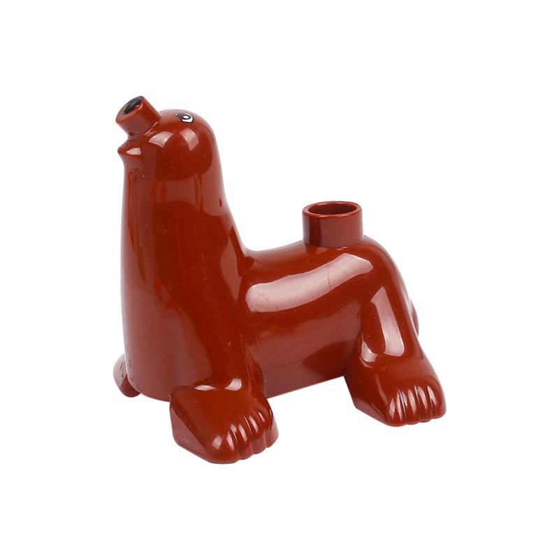 Large Marine Animal Building Blocks: Whale, Crab, Turtle, Crocodile, Seahorse, Penguin