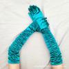 Satin Satin Gloves Long Ladies Halloween Gloves Sexy Dinner Gloves Wedding Gloves Matte Satin Gloves