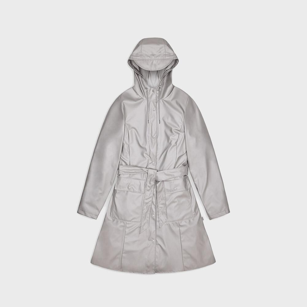 Rains Curve Long Jacket - Nimbus