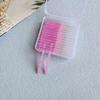 50pcs Boxed Stainless Steel Wire Interdental Eyelash & Orthodontic Cleaning Brushes