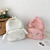 Quirky Pig Lambswool Backpack - Youthful Fashion for Girls
