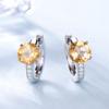 100% 925 Sterling Silver Clip Hoop Earrings for Women High Quality Wedding Engagement Charm Fashion Fine Party Jewelry Gift