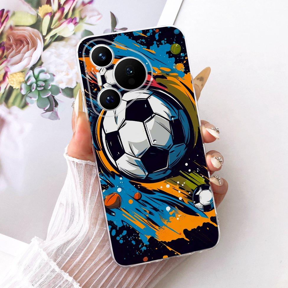 For Huawei Pura 70 Clear Case Aesthetic Luxury Cute Fashion Flowers Funny Painted Casing For Huawei ADY-LX9 ADY-AL00