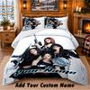 Aespa Custom Name 3Pcs Bedding Set 1 Bed Sheet 2 Pillowcases Bedroom Home Decor