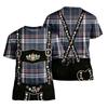Men’s Retro Pattern Short Sleeve T Shirt with Vintage Festival Inspired Print Loose Fit Casual Summer Daily Top