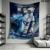 CR7 Custom Name Wall Tapestry Aesthetic Wall Hanging Printed Fabric Blanket Decorative Tapestries for Bedroom Living Room Home Decor