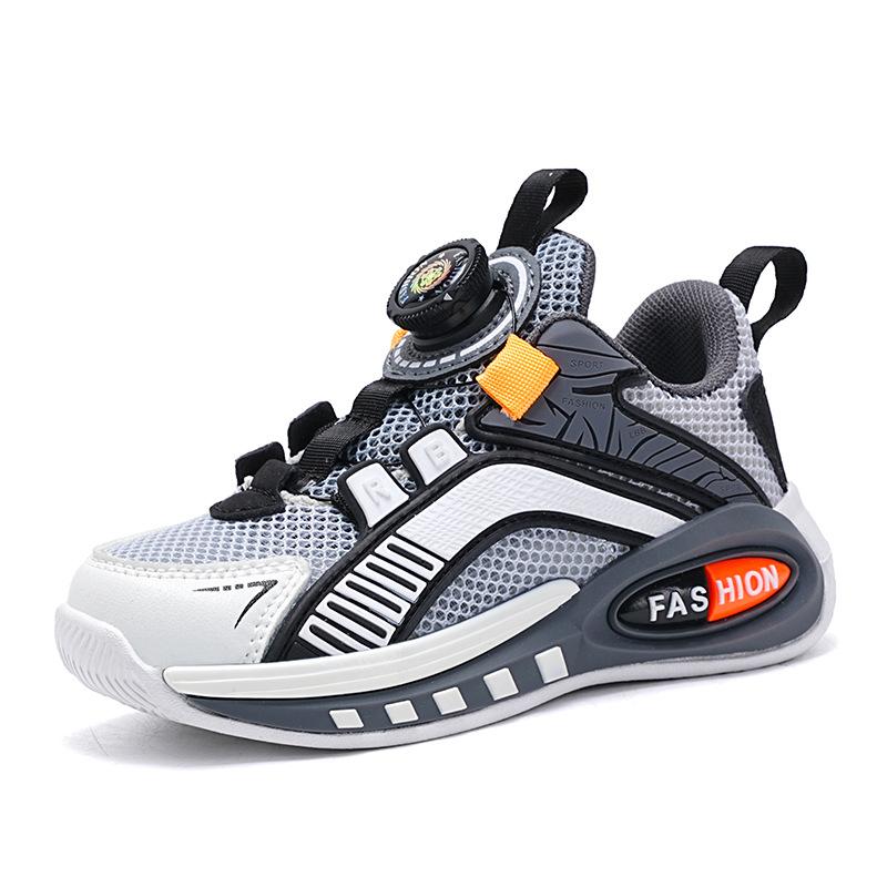 

Summer hollow mesh shoes low-top trendy men s and women s children s sports shoes rotating buckle running shoes middle-aged children 2402 students 28