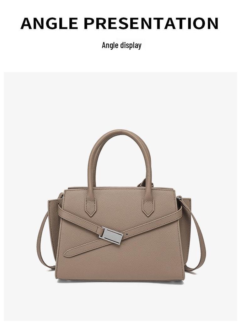 2025 Women's Genuine Leather Versatile Fashion Handbag - Large Capacity Shoulder Bag