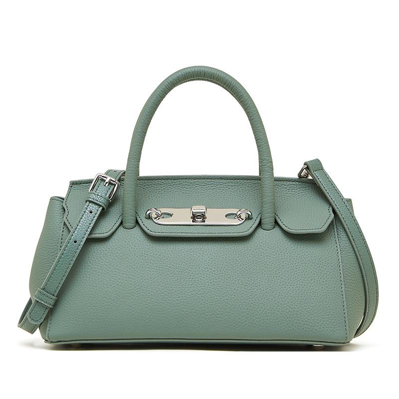 Leather Women'S Bag Platinum Kelly Bag Women'S Handbag Crossbody Bag Mom Bag Versatile Shoulder Bag