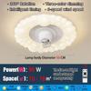 Invertorové LED osvětlení stropního ventilátoru Jídelna Elektrická lampa ventilátoru otočná o 360° Měděný motor pro domácnost Světlo stropního ventilátoru