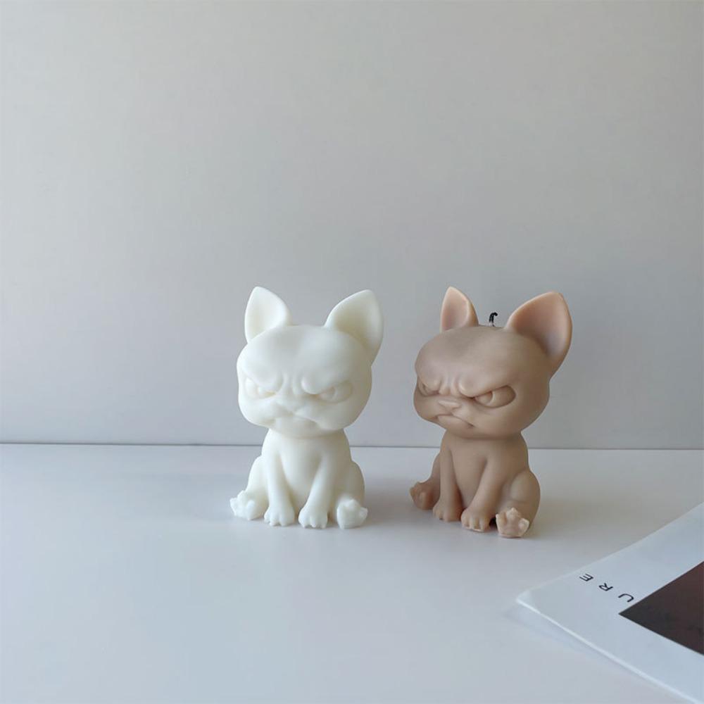 Animal Silicone Candle Mold DIY Anger Puppy Poodle Dog Labrador Retriever Gypsum Beeswax Mould Aromatherapy Candle Making Tool