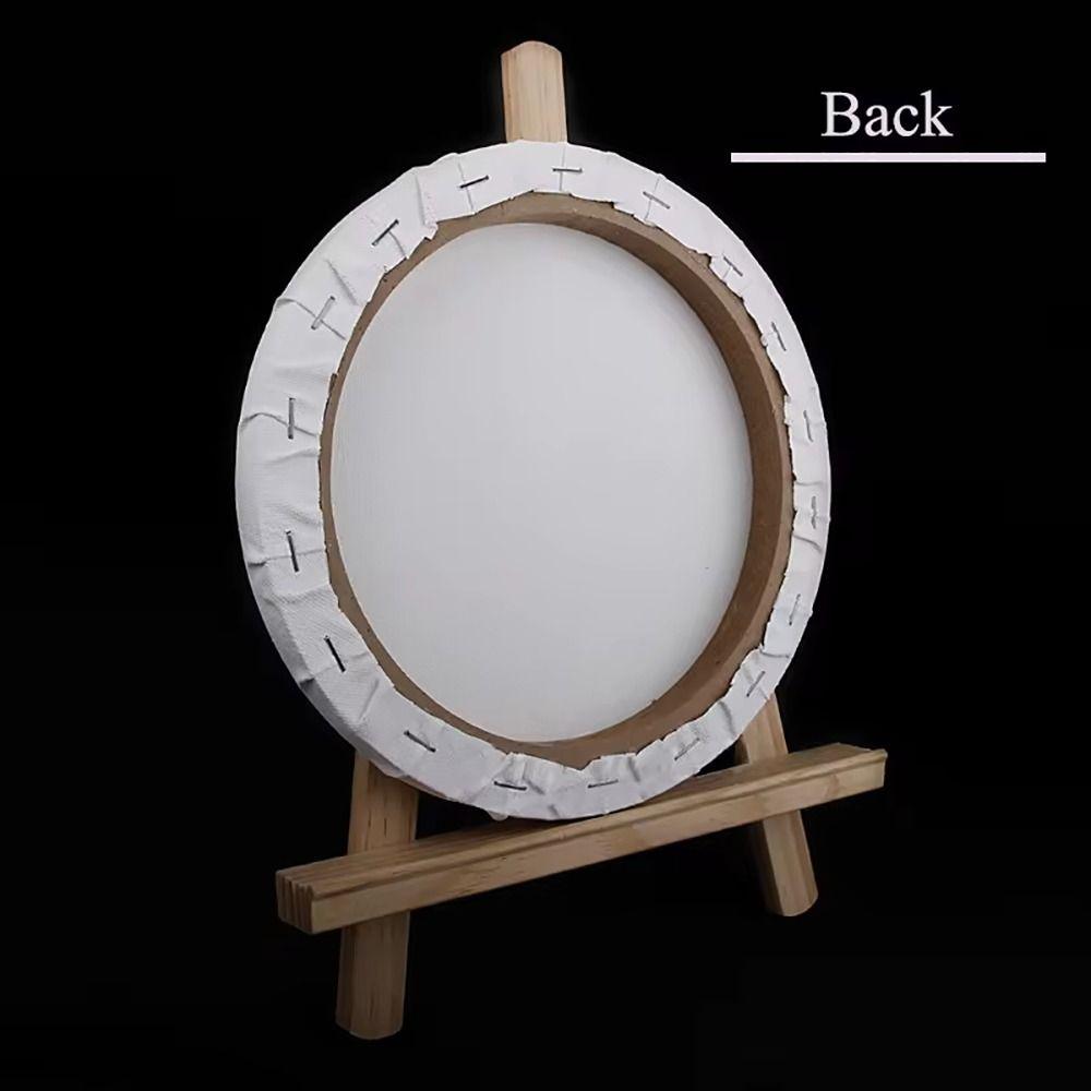 1Pcs Pure Cotton Drawing Panels Blank Painting Boards Durable Round Painting Canvas