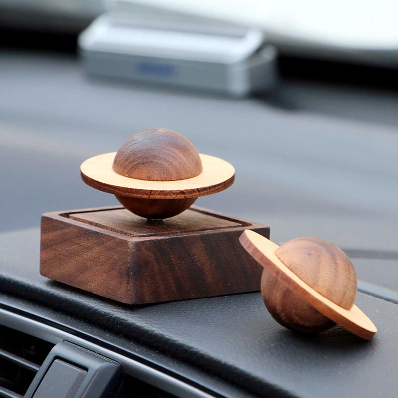 1Pc Wood Home In The Bedroom Jupiter Shape Scent Perfume Diffuser Home Decoration Aromatherapy Ornament Car Fragrance Diffuser