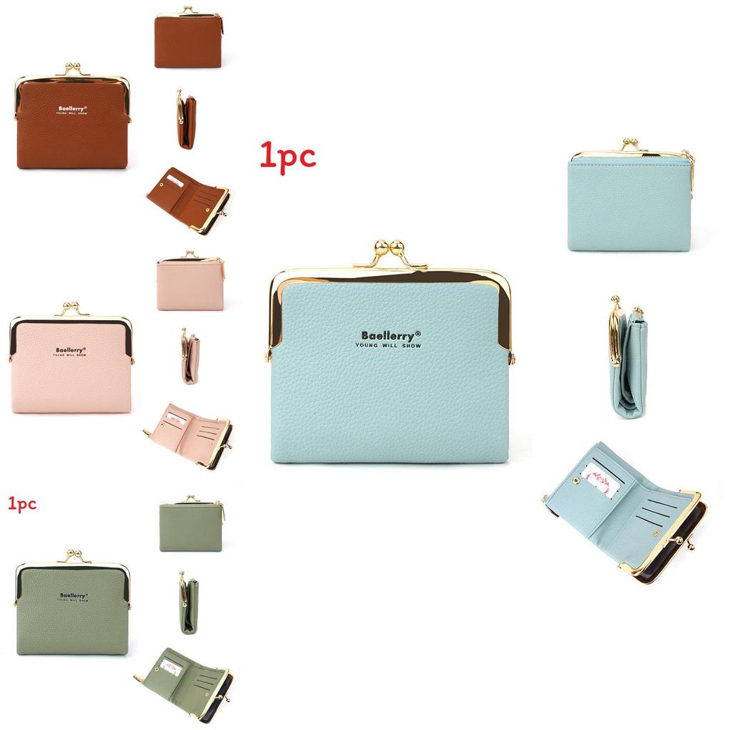 Baellerry Womens Short Purse With Pu Material And Antitheft Design For Daily Use