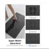 Vintage Wood Bath Mat, Quick-Dry Kitchen Mat, Non-Slip Waterproof Bathroom Mat, Ideal for Bathroom Decor