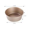 1Pcs New Non-Stick Hamburger Baking Mold Carbon Steel Mini Bread Baking Pan Reusable 4inch Bread Mold Kitchen Bakeware